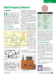 Radio Frequency Detector