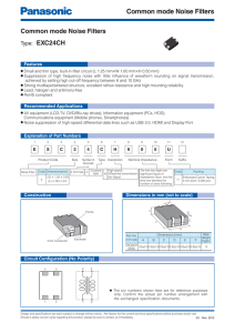 Common mode Noise Filters