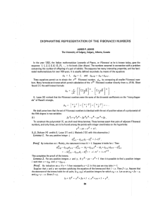 Diophantine Representation of the Fibonacci Numbers