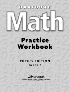 Practice Workbook, Grade 3 (PE) - Teachers` Resources for cycle 1