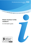 Heart murmur in the newborn - Pennine Acute Hospitals NHS Trust