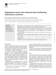 Dobutamine stress echo-induced apical ballooning (Takotsubo