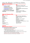 Deep Vein Thrombosis and Pulmonary Embolism