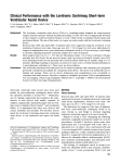 Clinical Performance with the Levitronix Centrimag