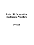 Basic Life Support for Healthcare Providers Pretest