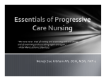Essentials of Progressive Care Nursing