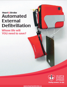 Automated External Defibrillation: Whose life will you need to save?