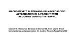 macrowave t alternans or macroscopic alternation in a