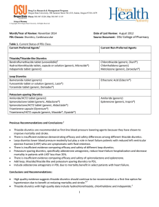 Diuretics Literature Scan - Nov 20, 2014