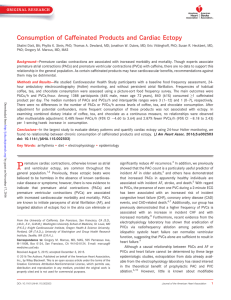 Consumption of Caffeinated Products and Cardiac Ectopy