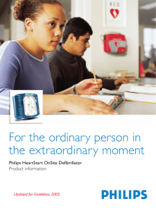 Philips HeartStart OnSite Brochure