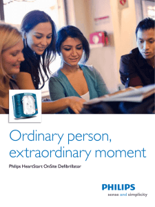 Philips Heartstart OnSite Brochure