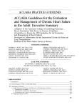 ACC/AHA Guidelines for the Evaluation and Management of Chronic Heart Failure