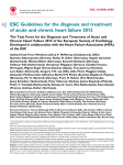 ESC Guidelines for the diagnosis and treatment