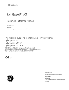 LightSpeed™ VCT - Spectrum Medical X
