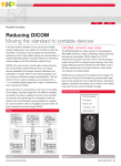 Reducing DICOM Moving the standard to portable devices