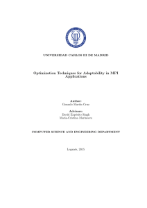 Optimization Techniques for Adaptability in MPI Applications