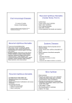 Oral Immunologic Diseases Recurrent Aphthous Stomatitis (Canker