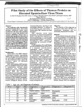 Pilot Study of the Effects of Thymus Protein on Elevated Epstein