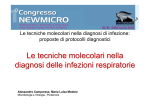 Le tecniche molecolari nella diagnosi delle infezioni respiratorie