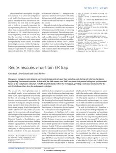 Redox rescues virus from eR trap - Institute of Molecular Life Sciences
