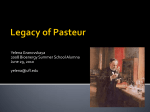 Legacy of Pasteur