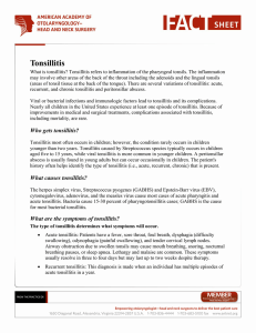 Tonsillitis - Texasent.net