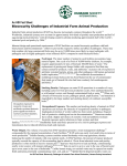 Biosecurity Challenges of Industrial Farm Animal Production