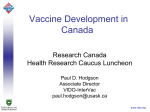Vaccine Development in Canada