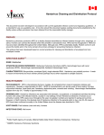 Hantavirus Cleaning and Disinfection Protocol