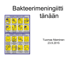 Bakteerimeningiitti, Tuomas Nieminen 23.9.2015