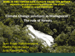 Climate Change solutions in Madagascar: The role of forests