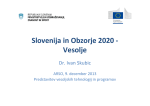 Slovenija in Obzorje 2020