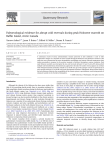 Paleoecological evidence for abrupt cold reversals during peak