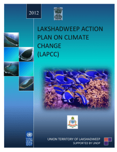 lakshadweep action plan on climate change