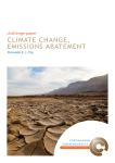 climate change, emissions abatement
