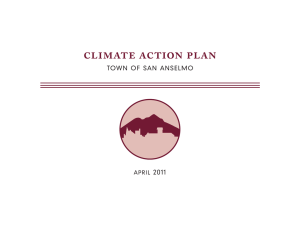 climate action plan - Town of San Anselmo