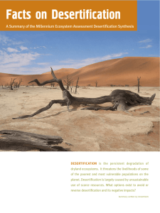 Facts on Desertification