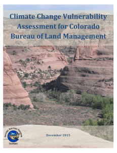 Climate Change Vulnerability Assessment for Colorado Bureau of