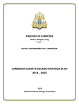 Cambodia Climate Change Strategic Plan 2014 – 2023