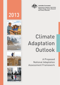 Climate Adaptation Outlook