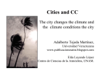 Variaciones del clima de la Ciudad de México durante el siglo XX.