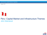Peru: Capital Market and Infrastructure Themes