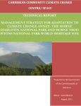 Management Strategy for Adaptation to Climate Change Annex