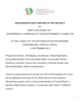 background and purpose of the project by bantu holomisa, mp