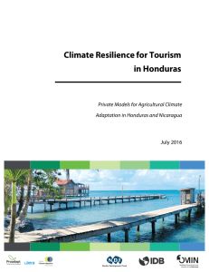 Climate Resilience for Tourism in Honduras