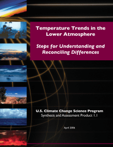 Temperature Trends in the Lower Atmosphere: Steps for