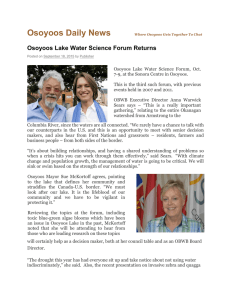 Osoyoos Daily News - Okanagan Basin Water Board