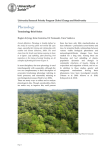 Phenology - URPP Global Change and Biodiversity