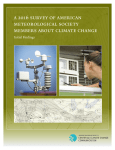 A 2016 National Survey of American Meteorological Society